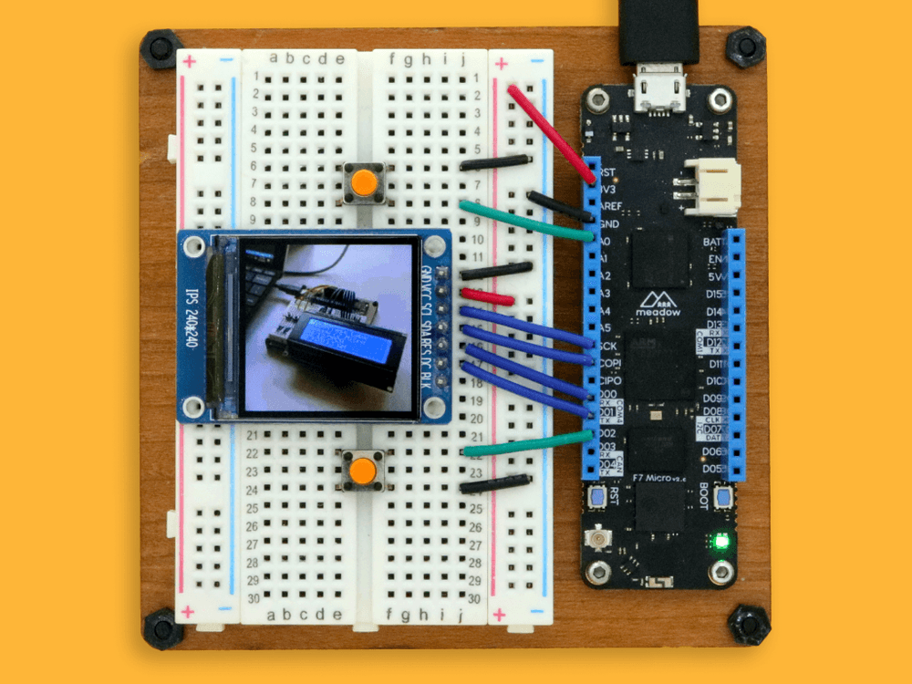 iot, dotnet, meadow, graphics, st7789