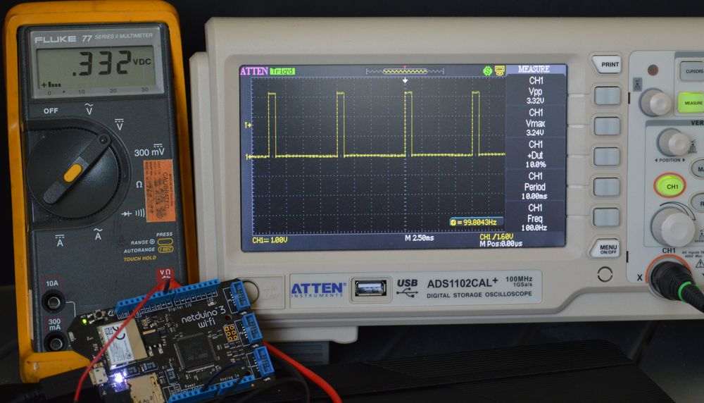 100Hz Signal at 10% Duty Cycle