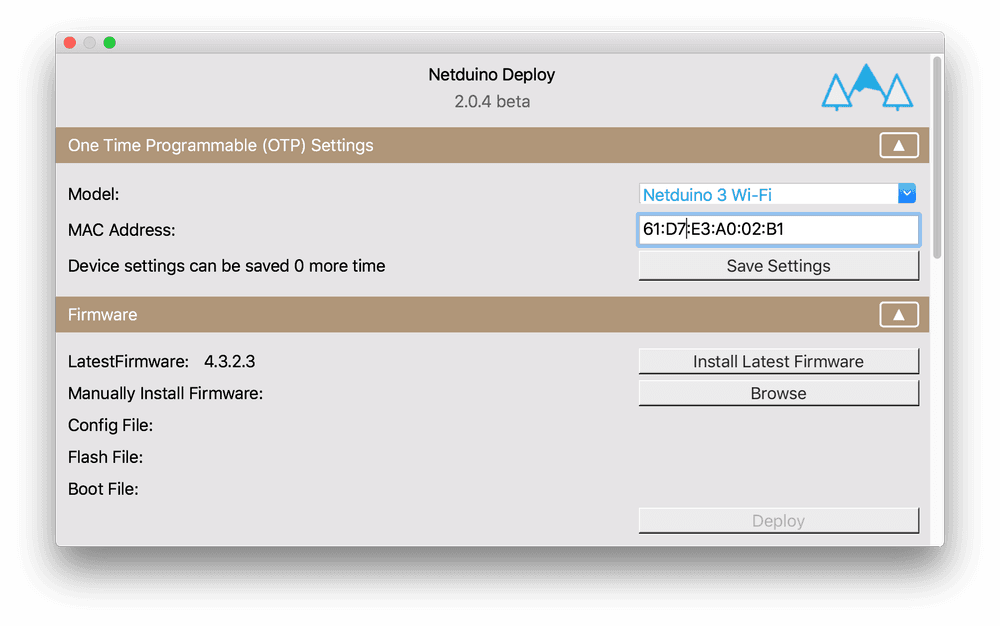 Netduino Deploy Step 1