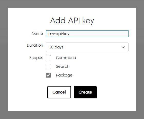 Create API key