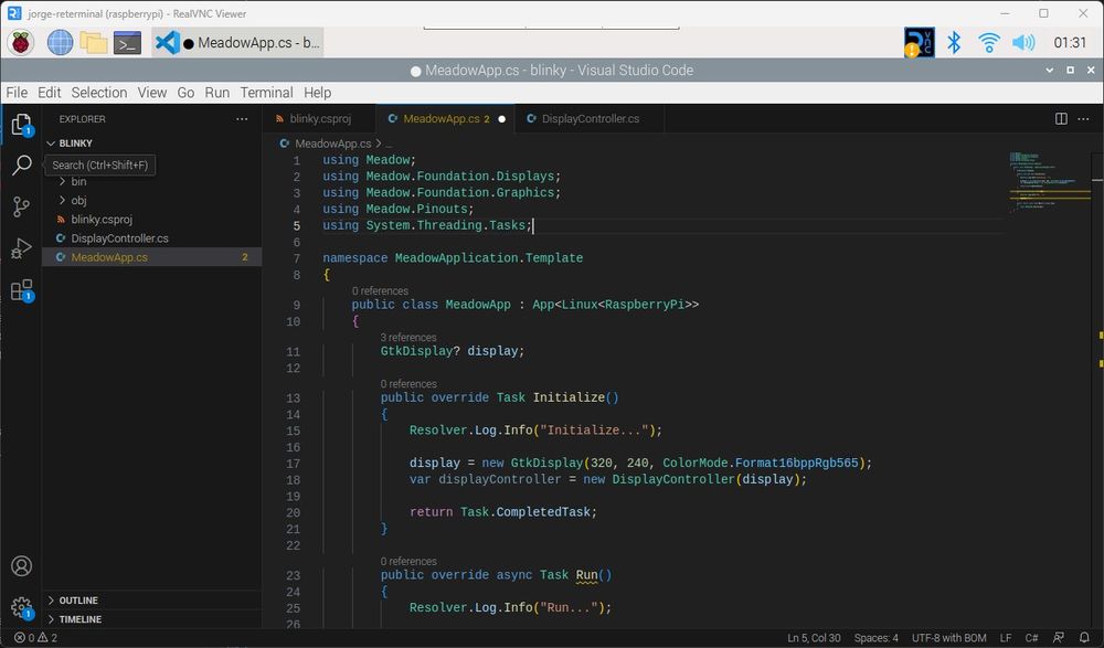 Raspberry Pi VS Code